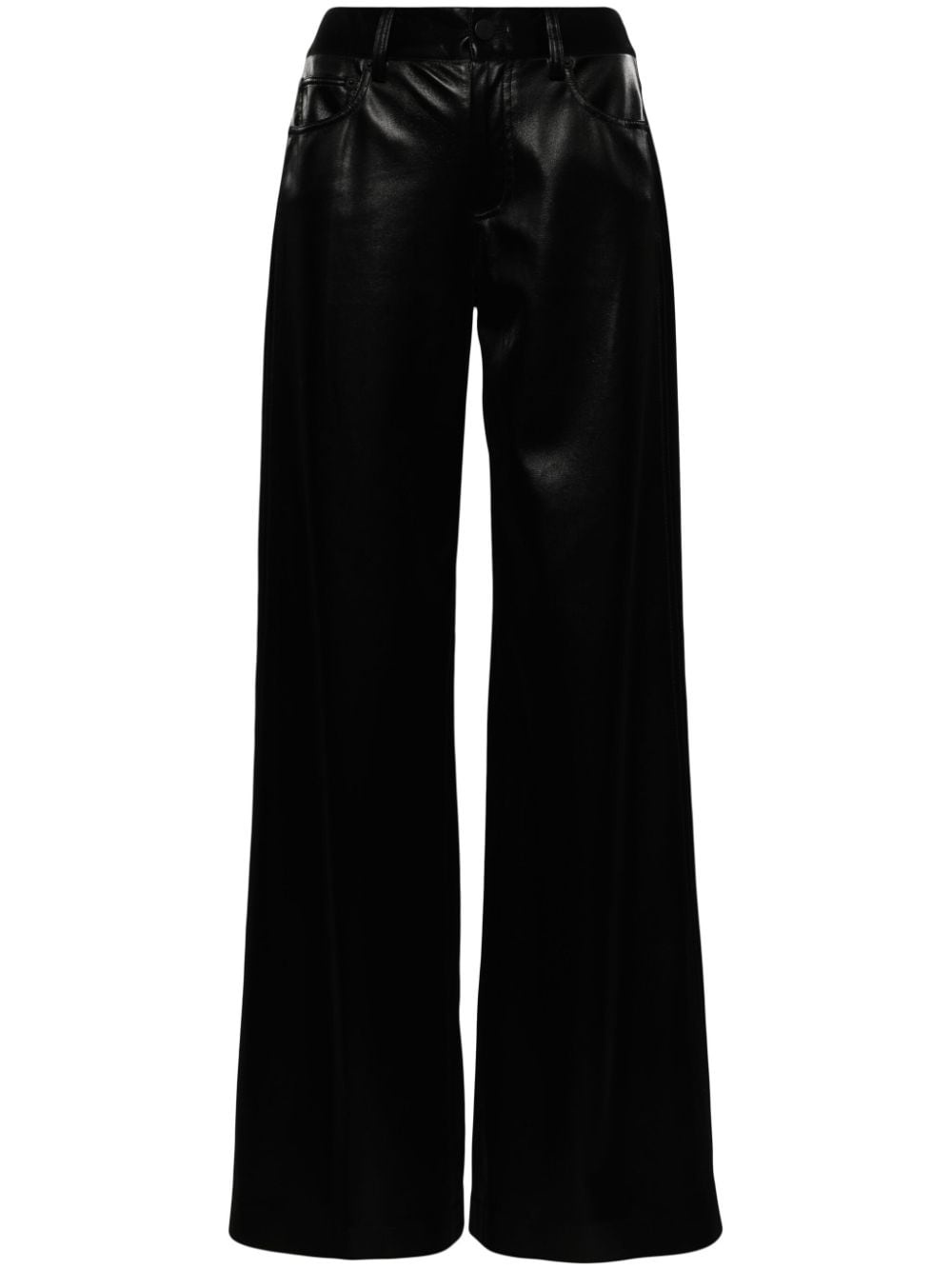 Trish faux-leather trousers - 1