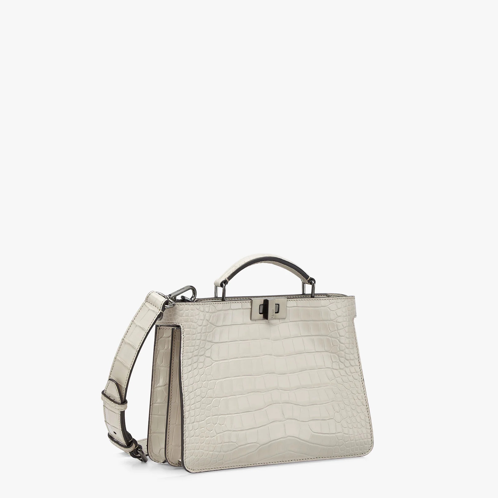 Gray alligator bag - 3