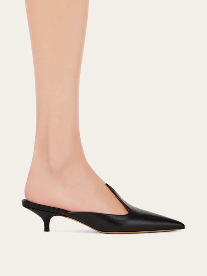 FERRAGAMO Mule with graphic detail outlook