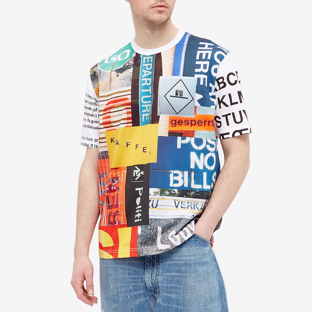 Junya Watanabe MAN Signs All Over Printed Tee - 3