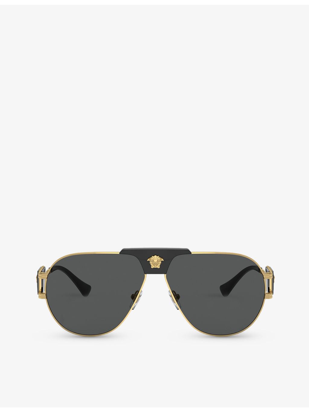 VE2252 aviator-frame steel sunglasses - 1