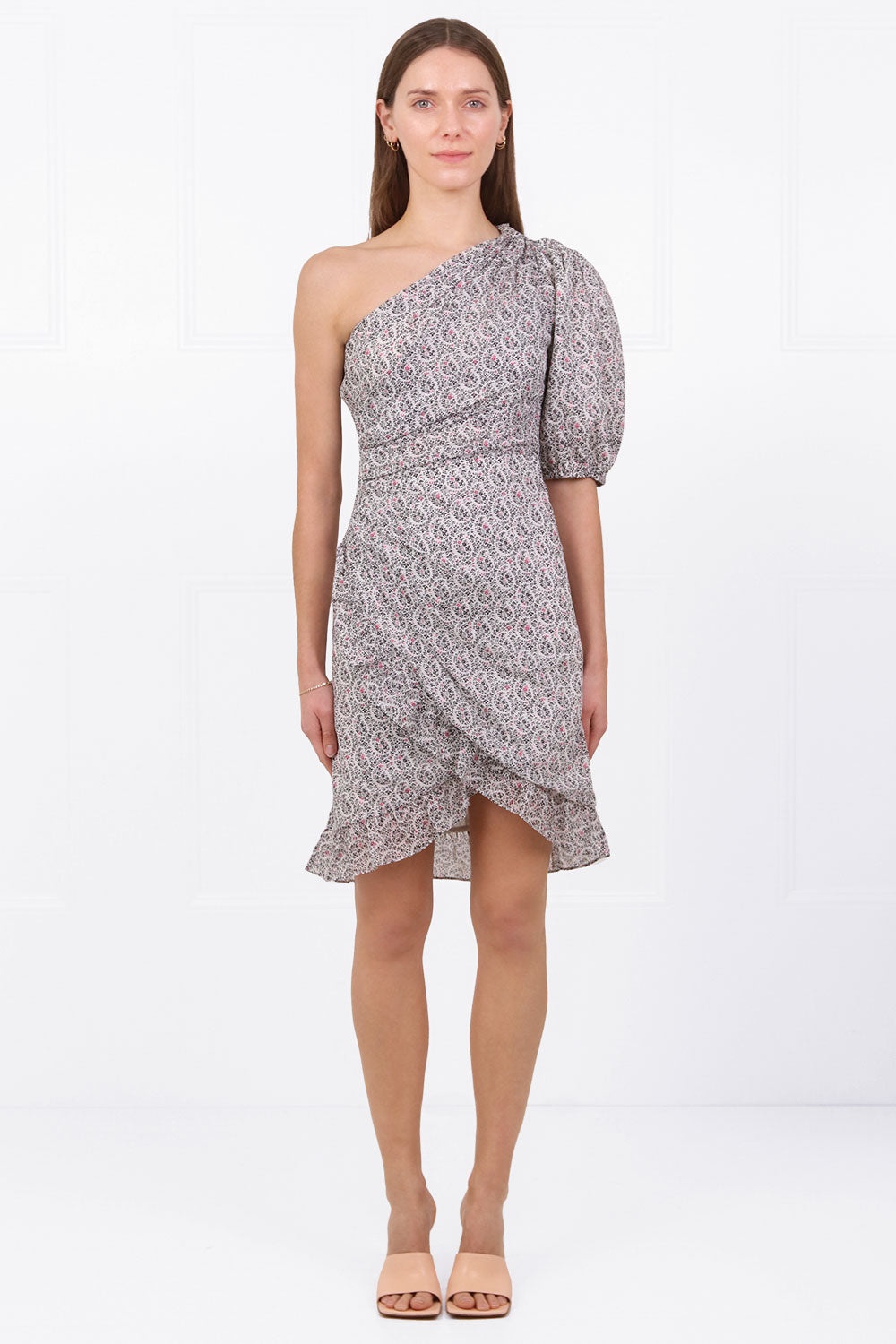 ETOILE ESTHERA ONE SHOULDER DRESS | ECRU - 2