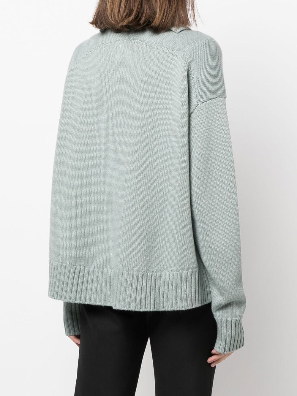 roll-neck oversized jumper - 4