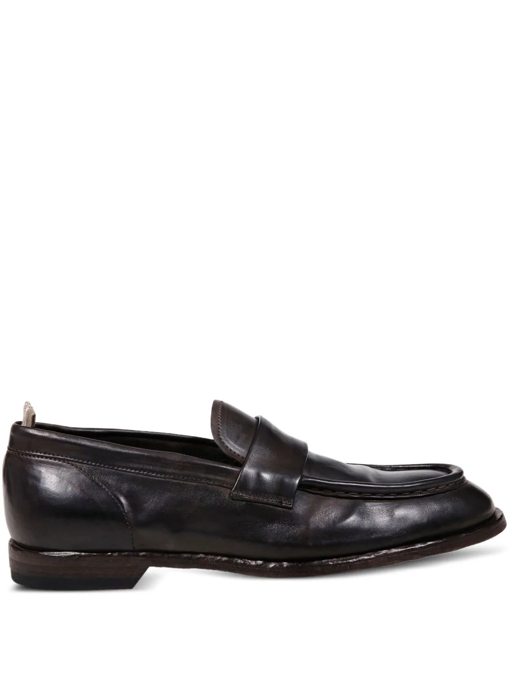 leather penny loafers - 1