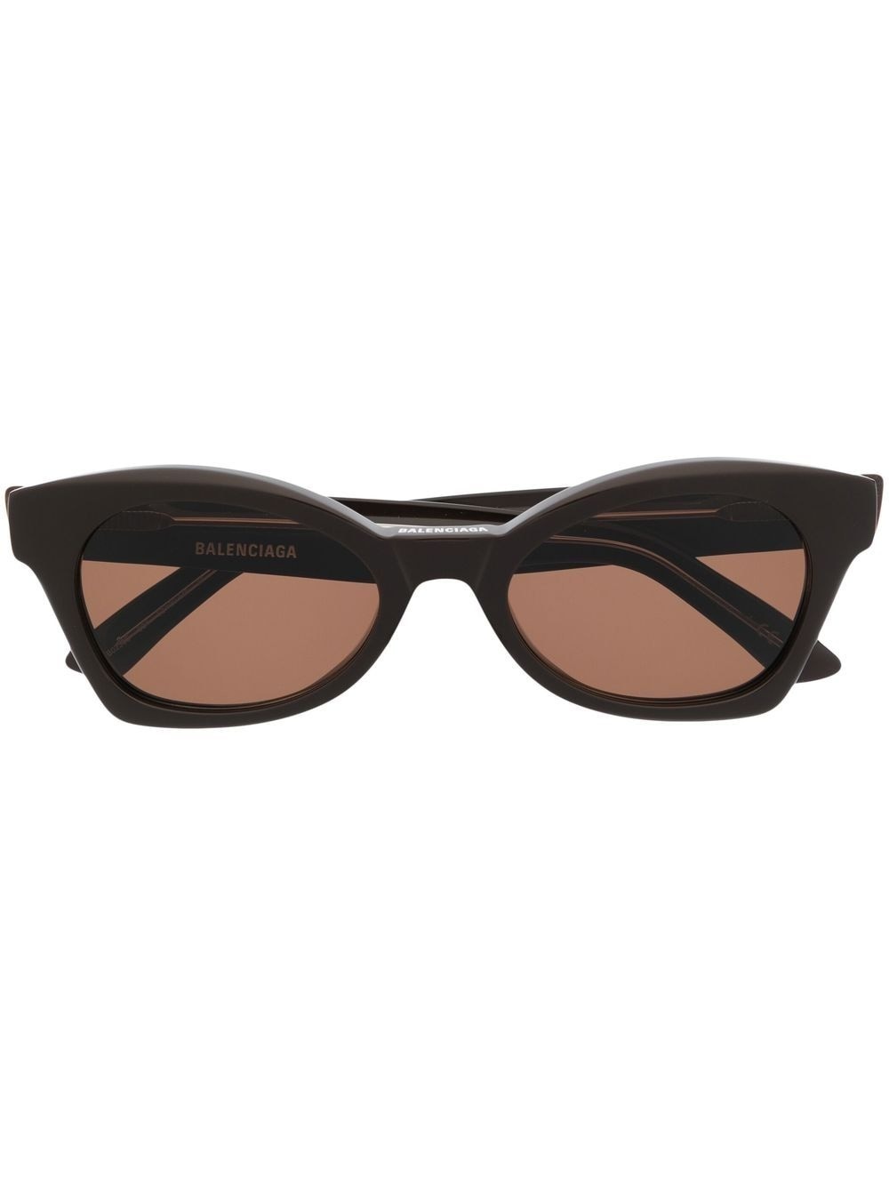 logo-print square-frame sunglasses - 1