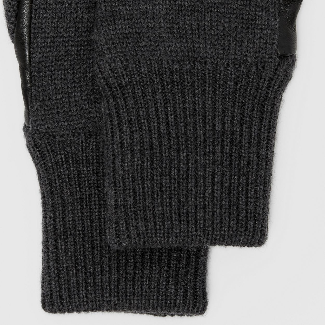 Cashmere-lined Merino Wool and Lambskin Gloves - 2