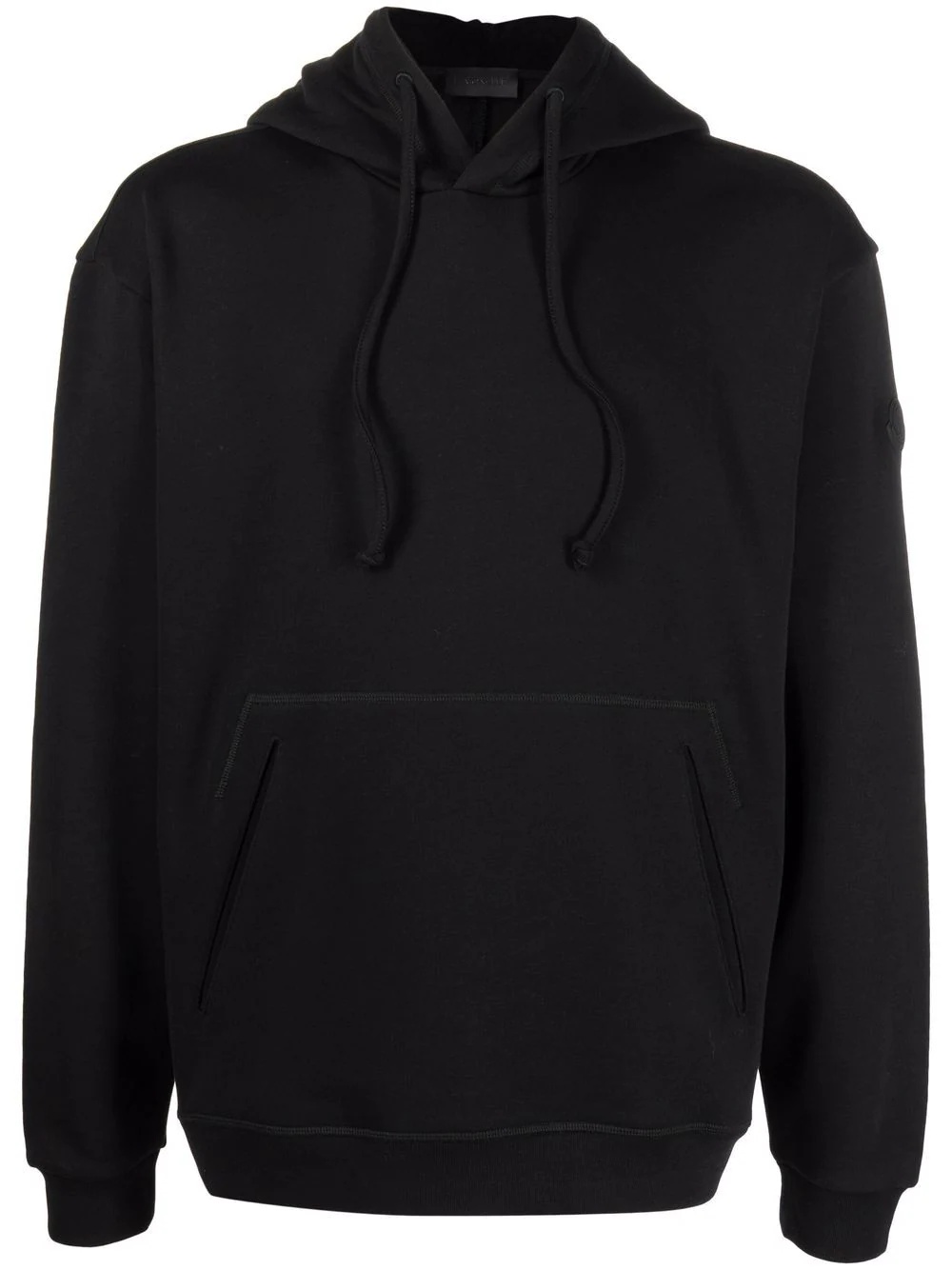 logo-print drawstring hoodie - 1