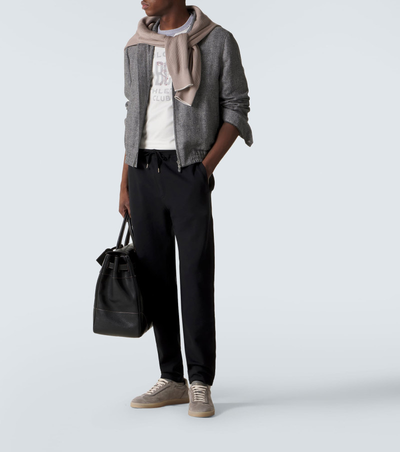 Brunello Cucinelli Printed cotton jersey T-shirt outlook