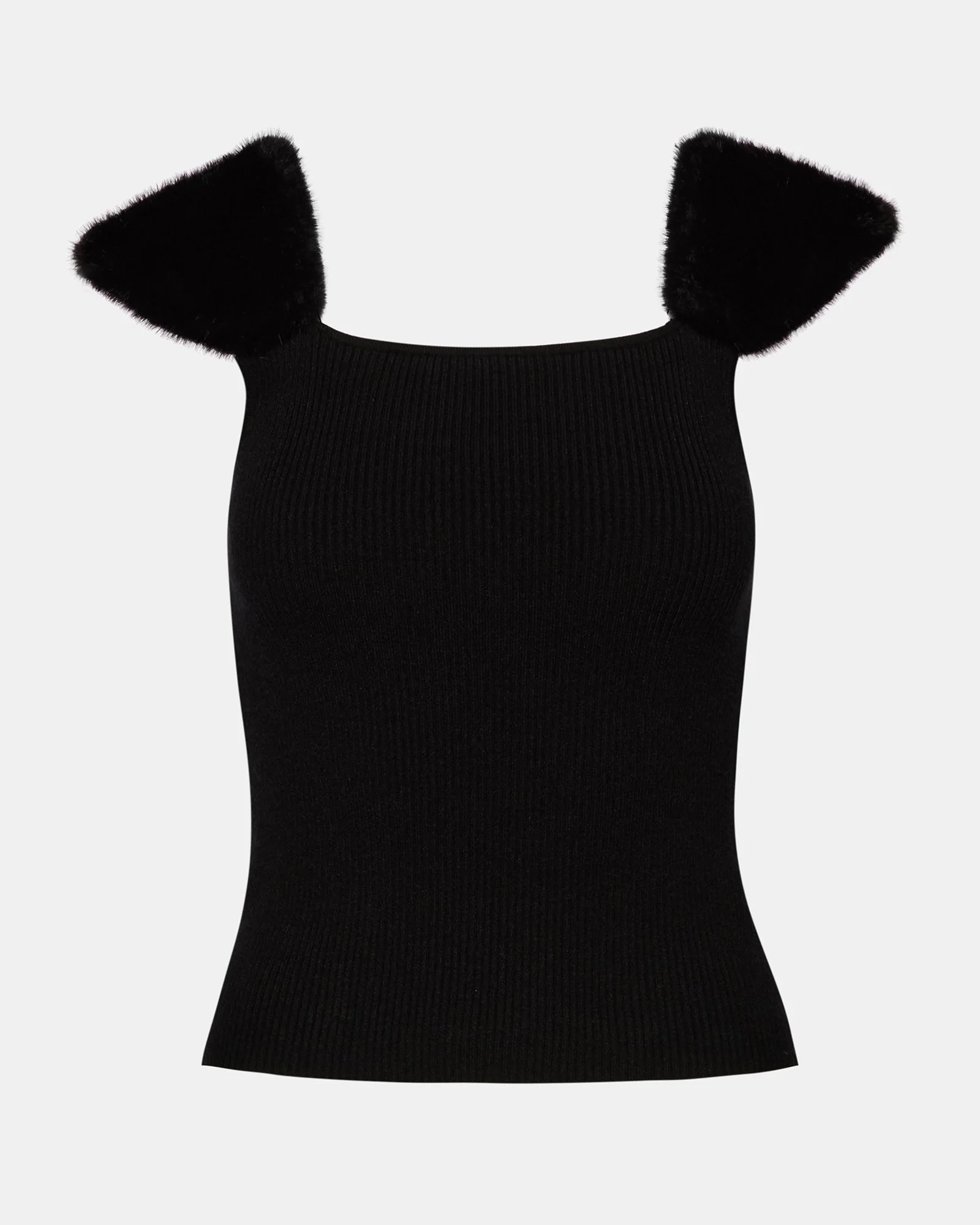 MADELYN SWEATER TOP BLACK - 1