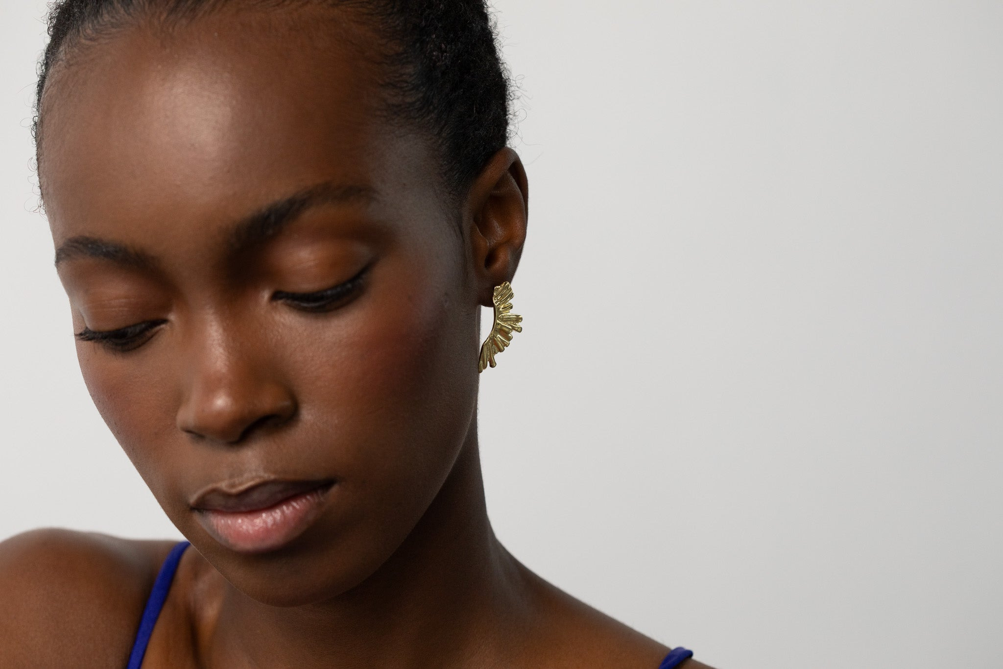 Crescent Sun Earrings - 4