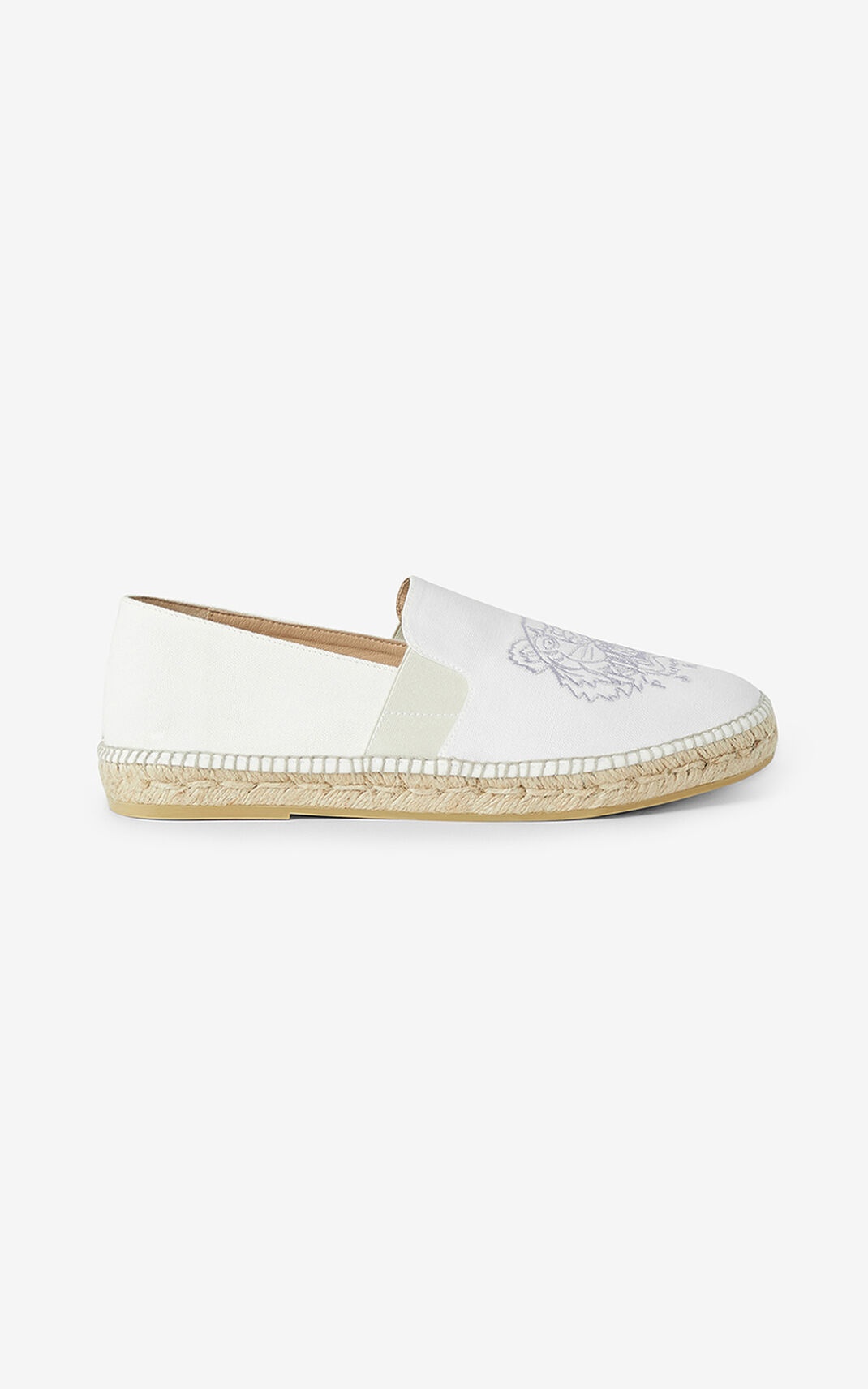 Tiger elasticated canvas espadrilles - 1