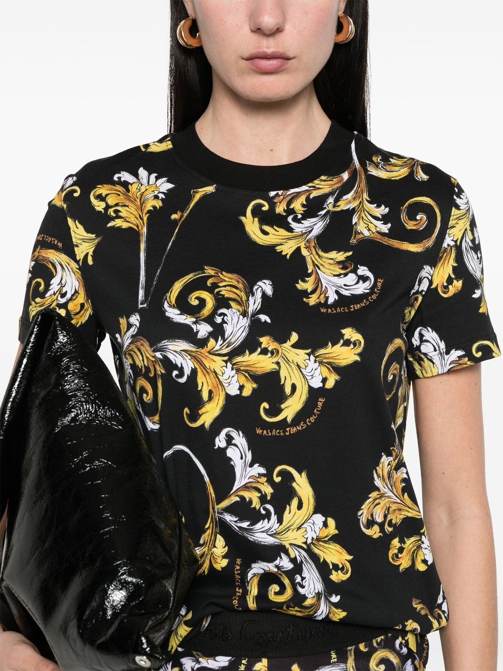 Barocco-print T-shirt - 5