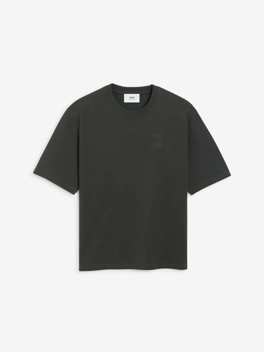AMI Paris Cotton Logo T-Shirt - 1