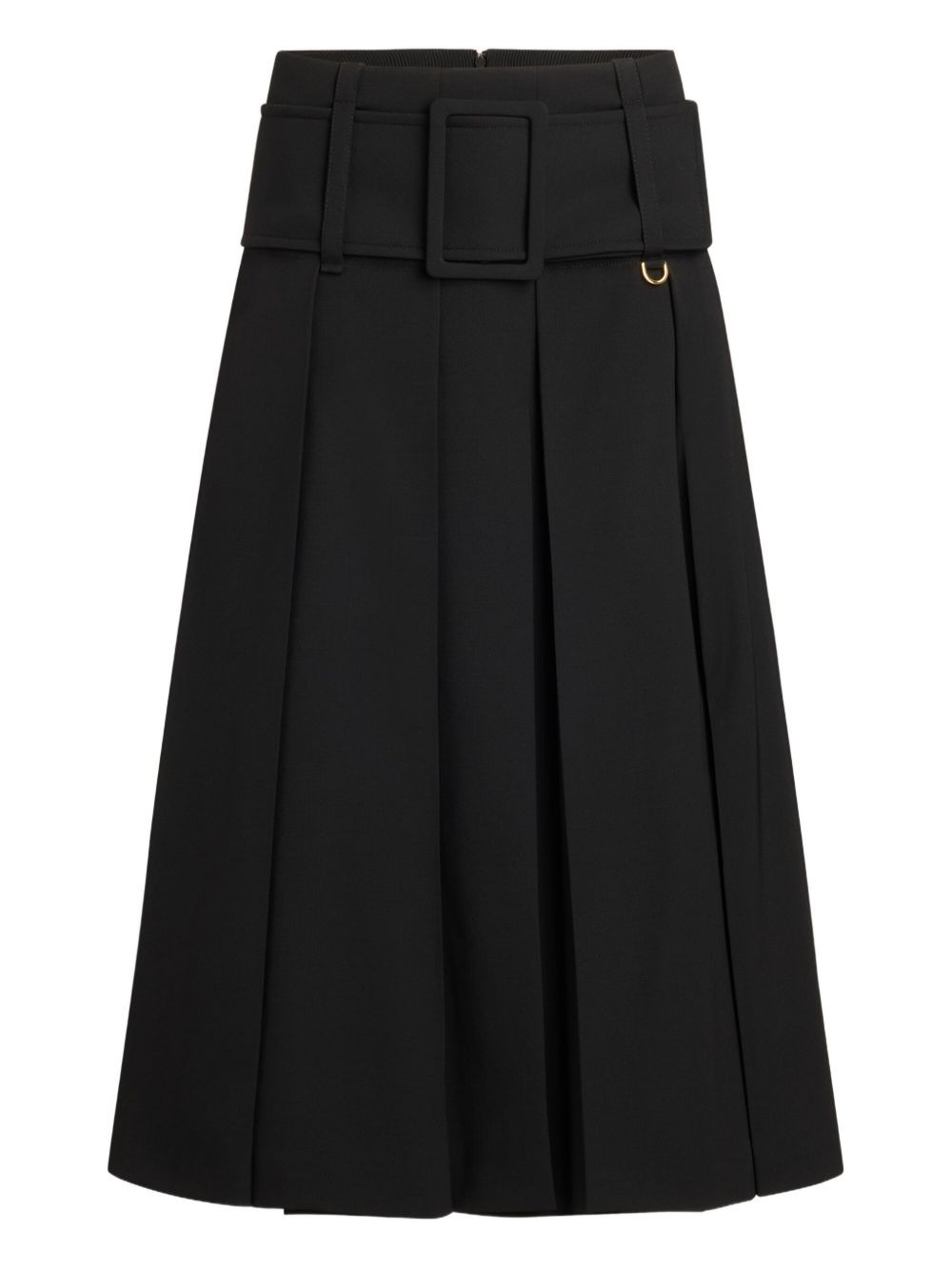 belted pleated skirt - 2