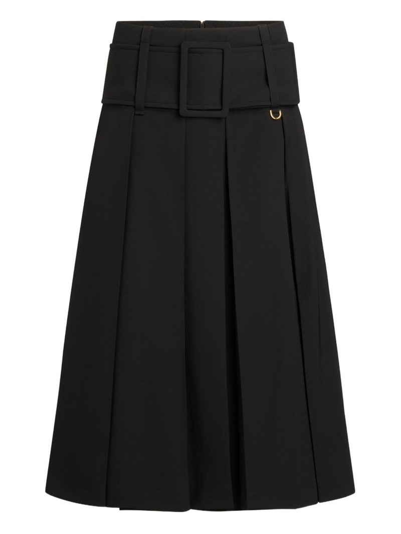 PATOU belted pleated skirt outlook