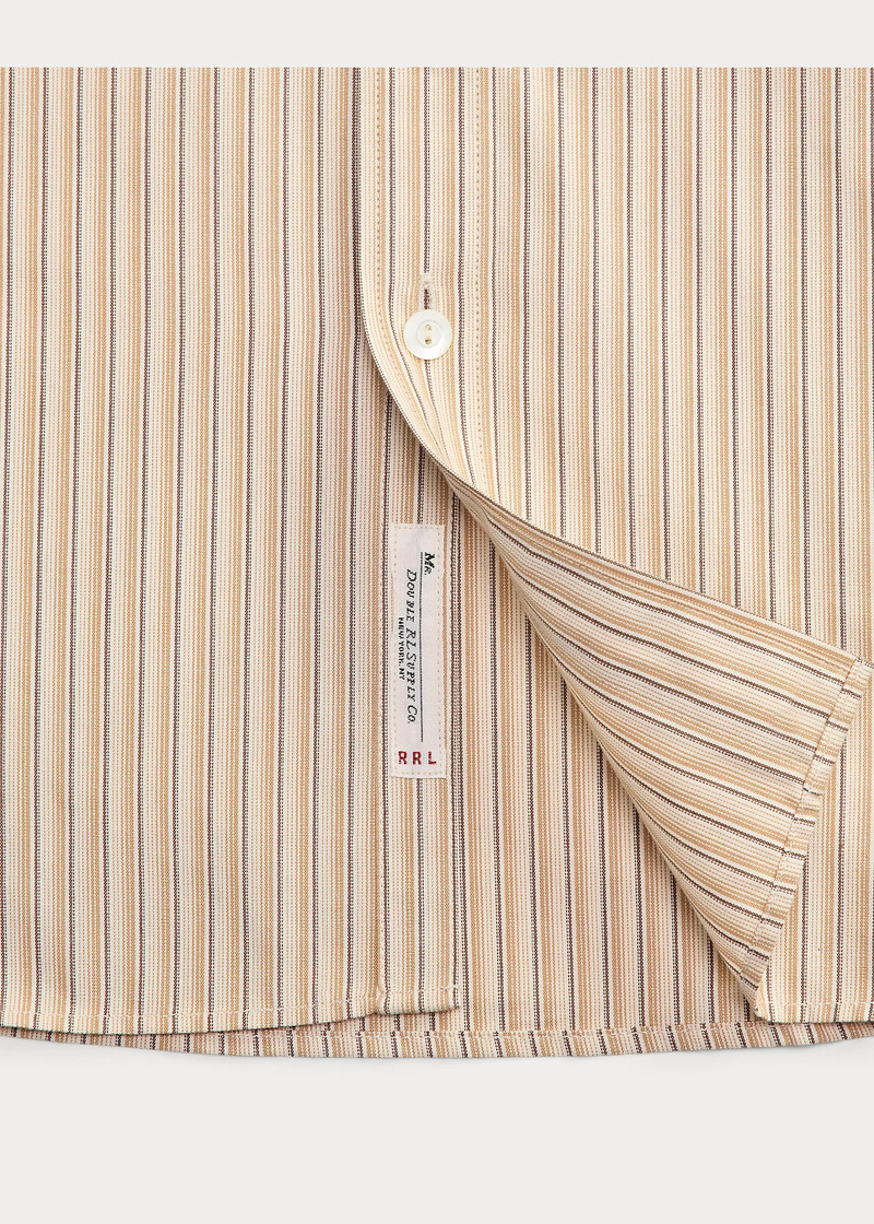 Slim Fit Striped Dobby Shirt 8