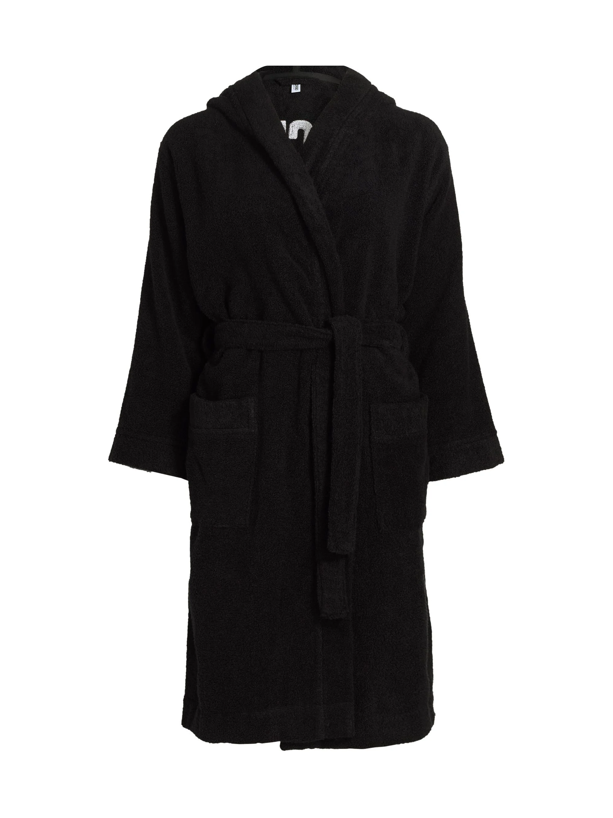 Women's Intimo Donna Hooded Bathrobe - Black - 1