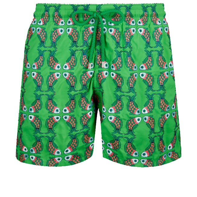 Men Swim Trunks Embroidered Sweet Fishes - Limited Edition - 1