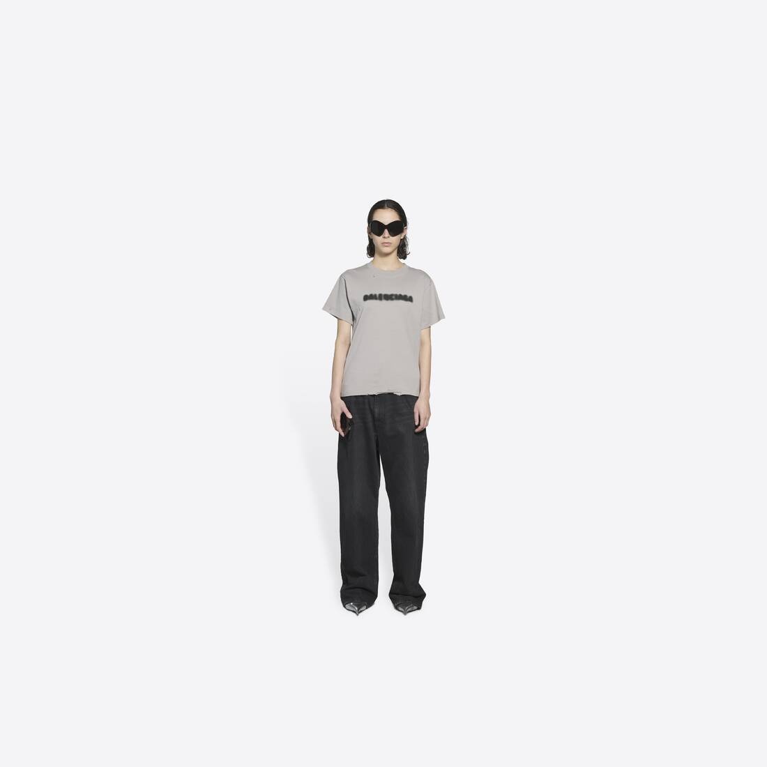 Blurry Small Fit T-shirt in Grey - 6