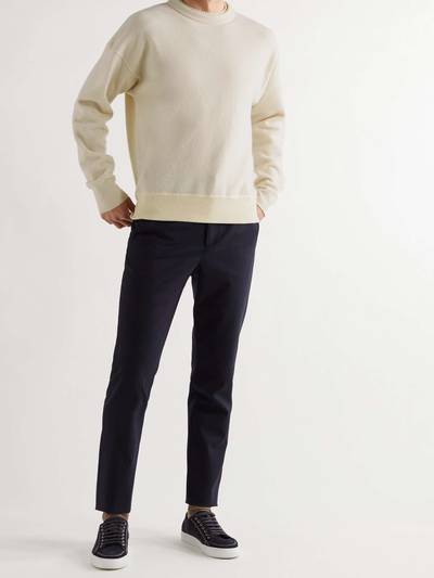 Loro Piana Layered Garment-Dyed Wish Virgin Wool Sweater outlook