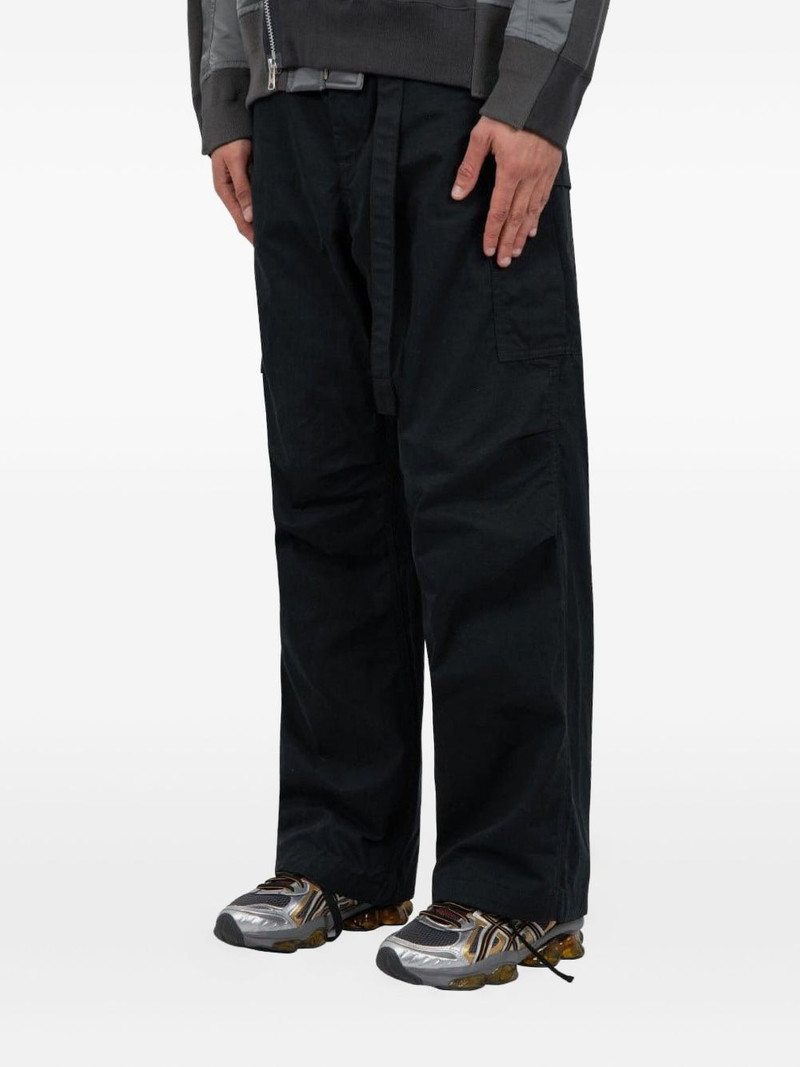 sacai ripstop cargo trousers outlook