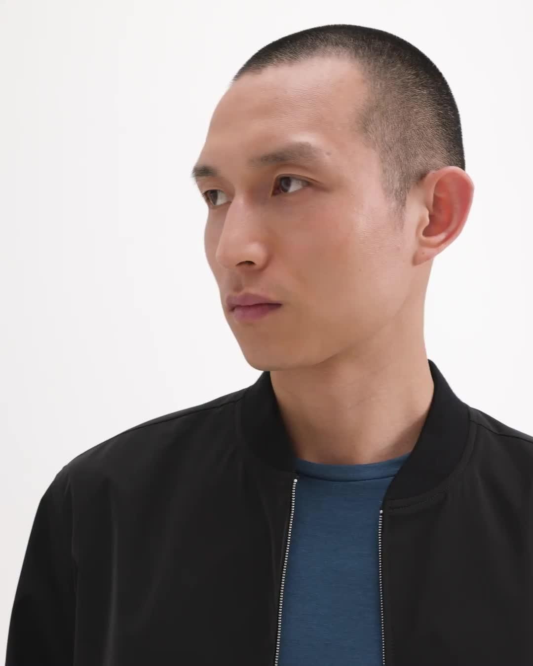 Tailored Bomber Jacket in Foundation Twill - 7