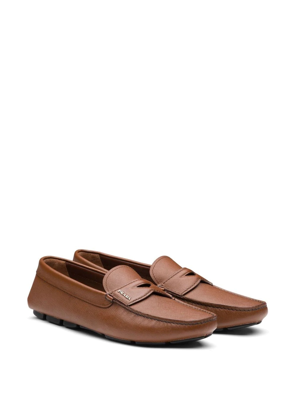 slip-on leather loafers - 2