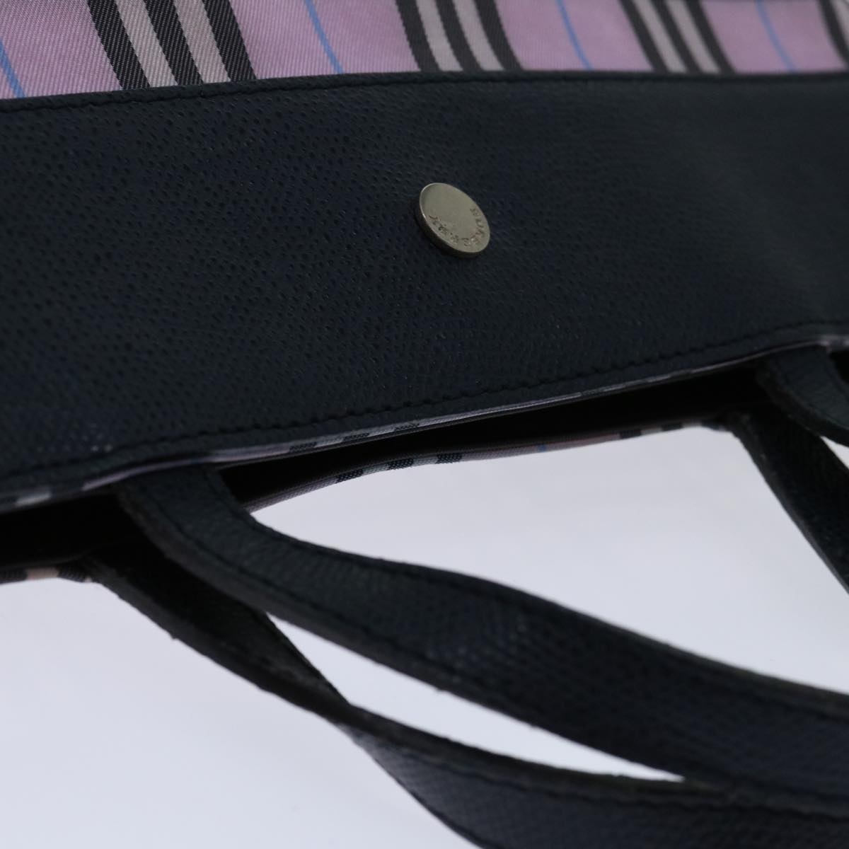 Burberry Nova Check Hand Bag Nylon Pink - 6