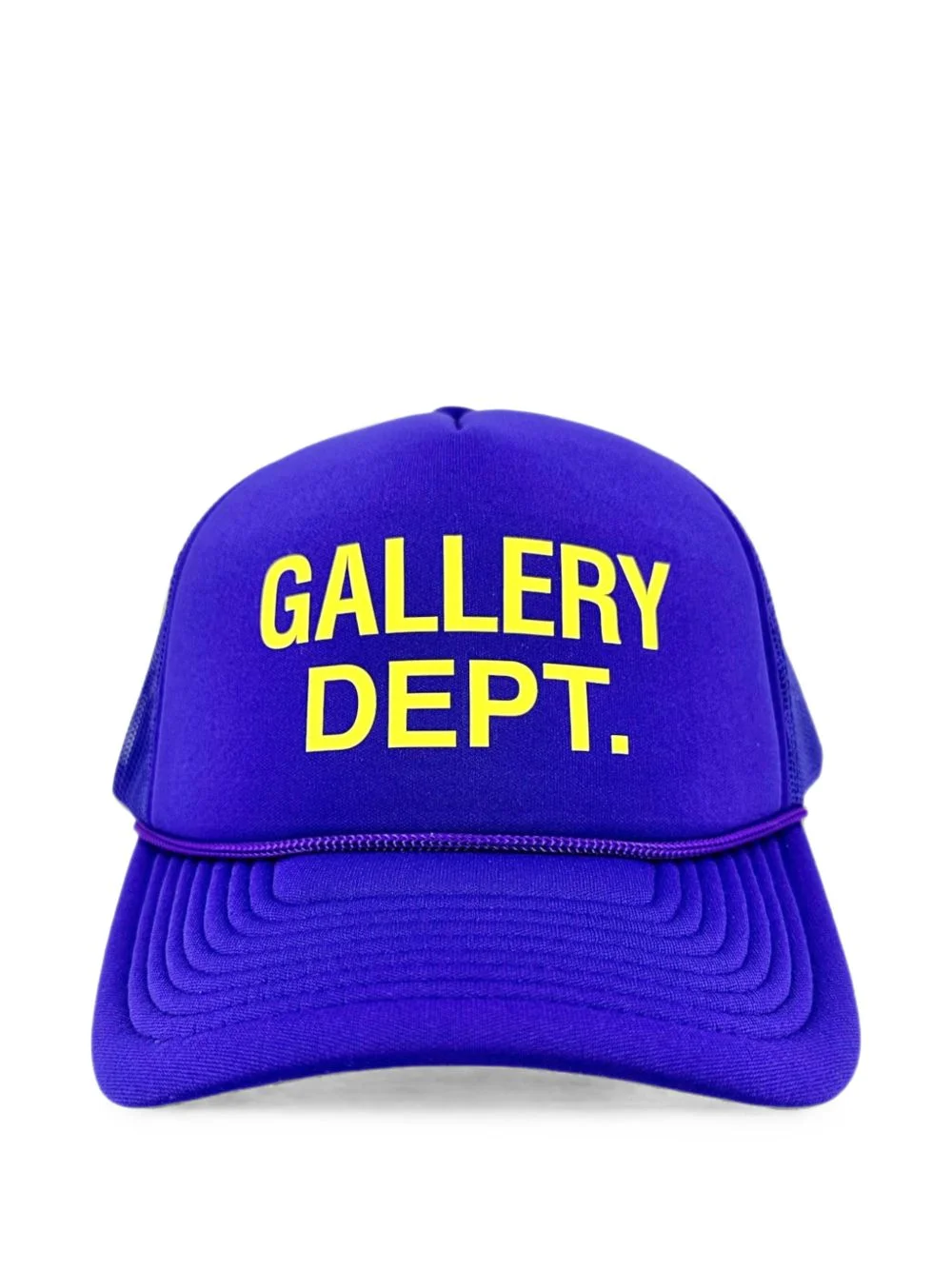 logo-print mesh trucker cap - 1