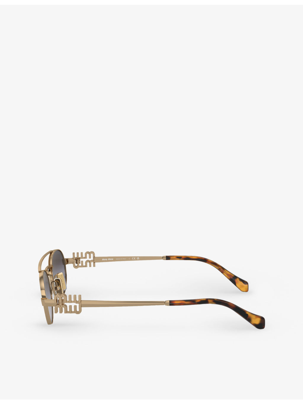 MU 54ZS oval-frame metal sunglasses - 3