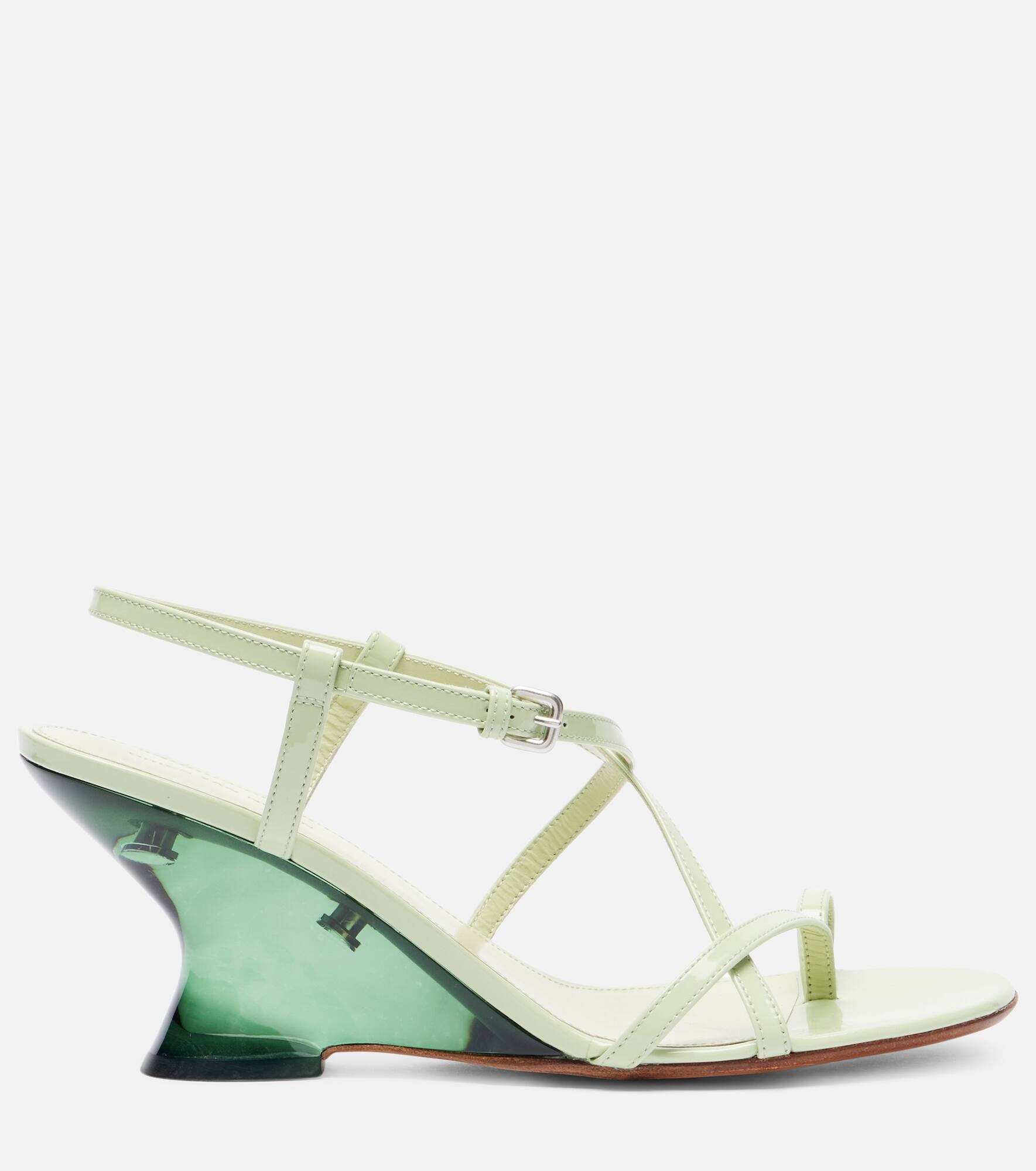 Bulle 105 patent leather mules - 4