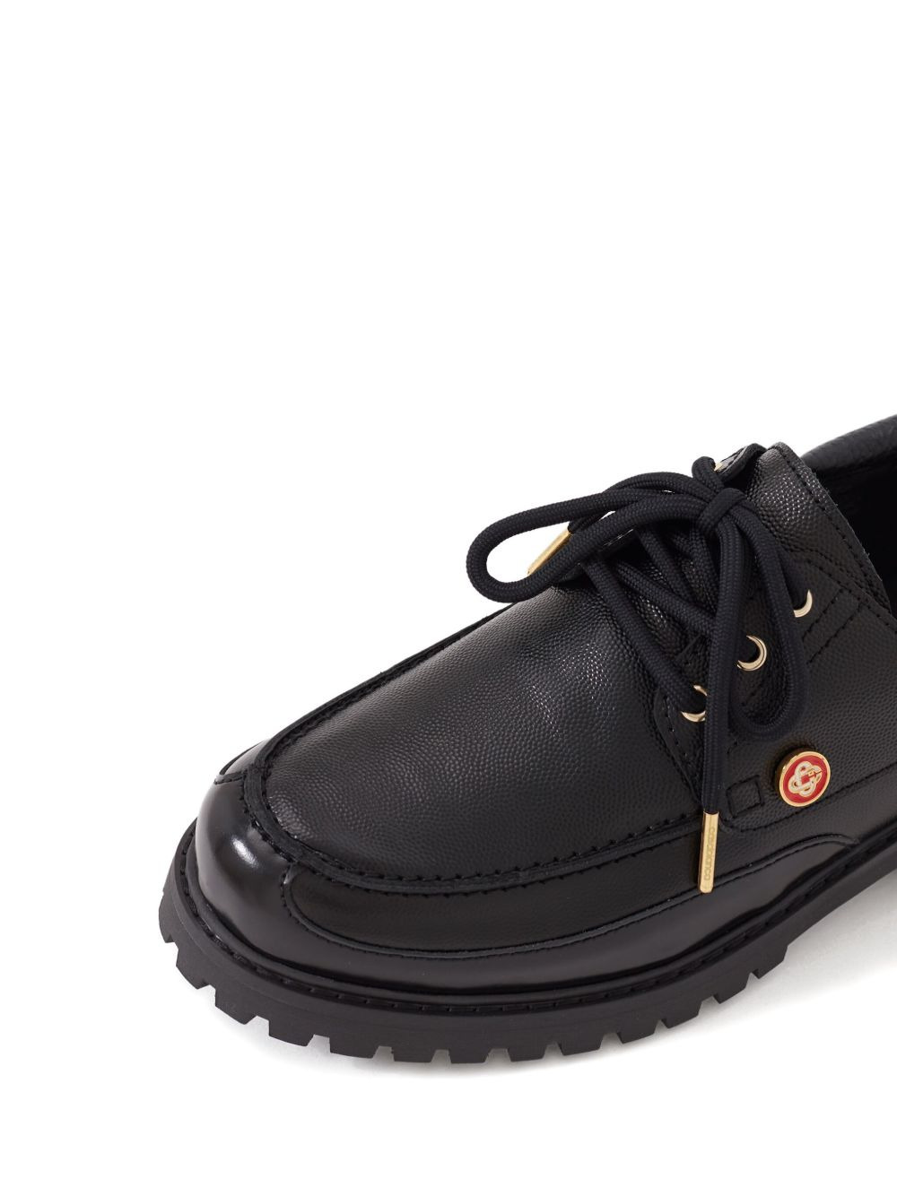 leather Derby shoes - 4