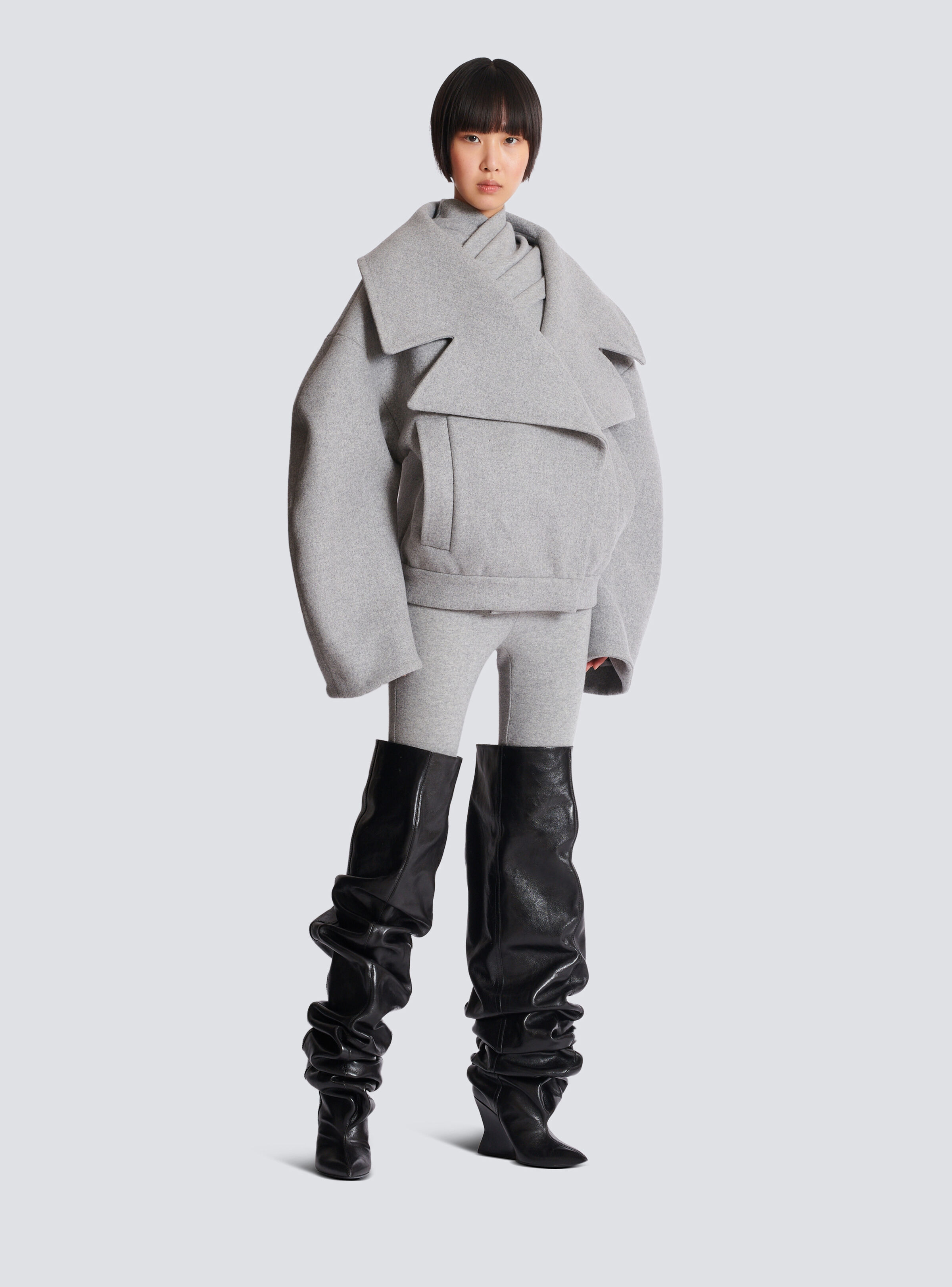 Wool pea coat - 3
