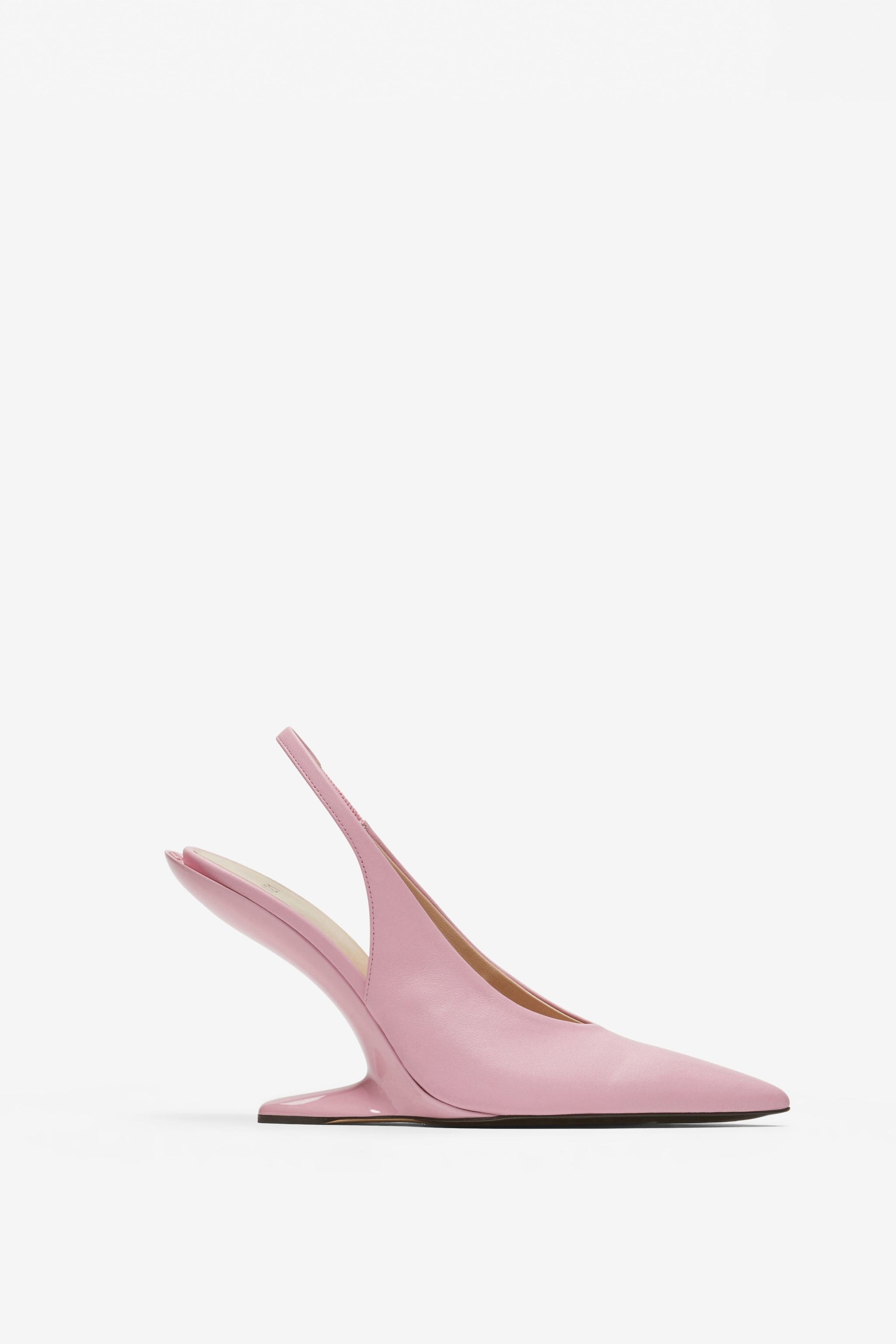 SLINGBACK LEATHER PUMPS - 1