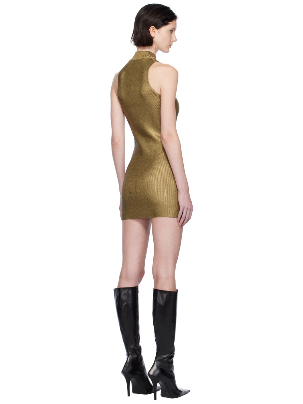 Gold M-Arcey Minidress - 3