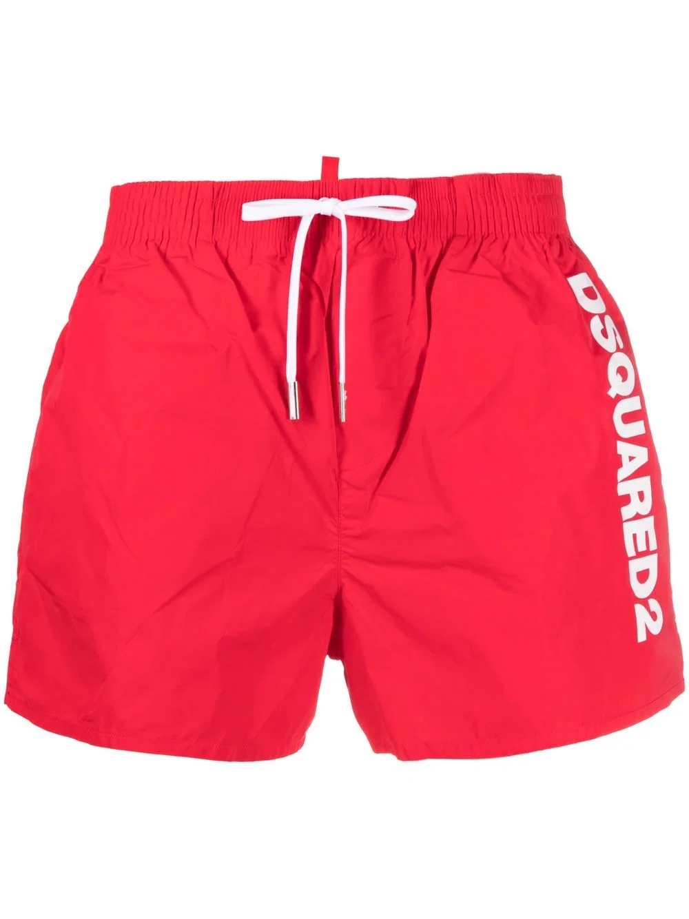 logo-print swim shorts - 1