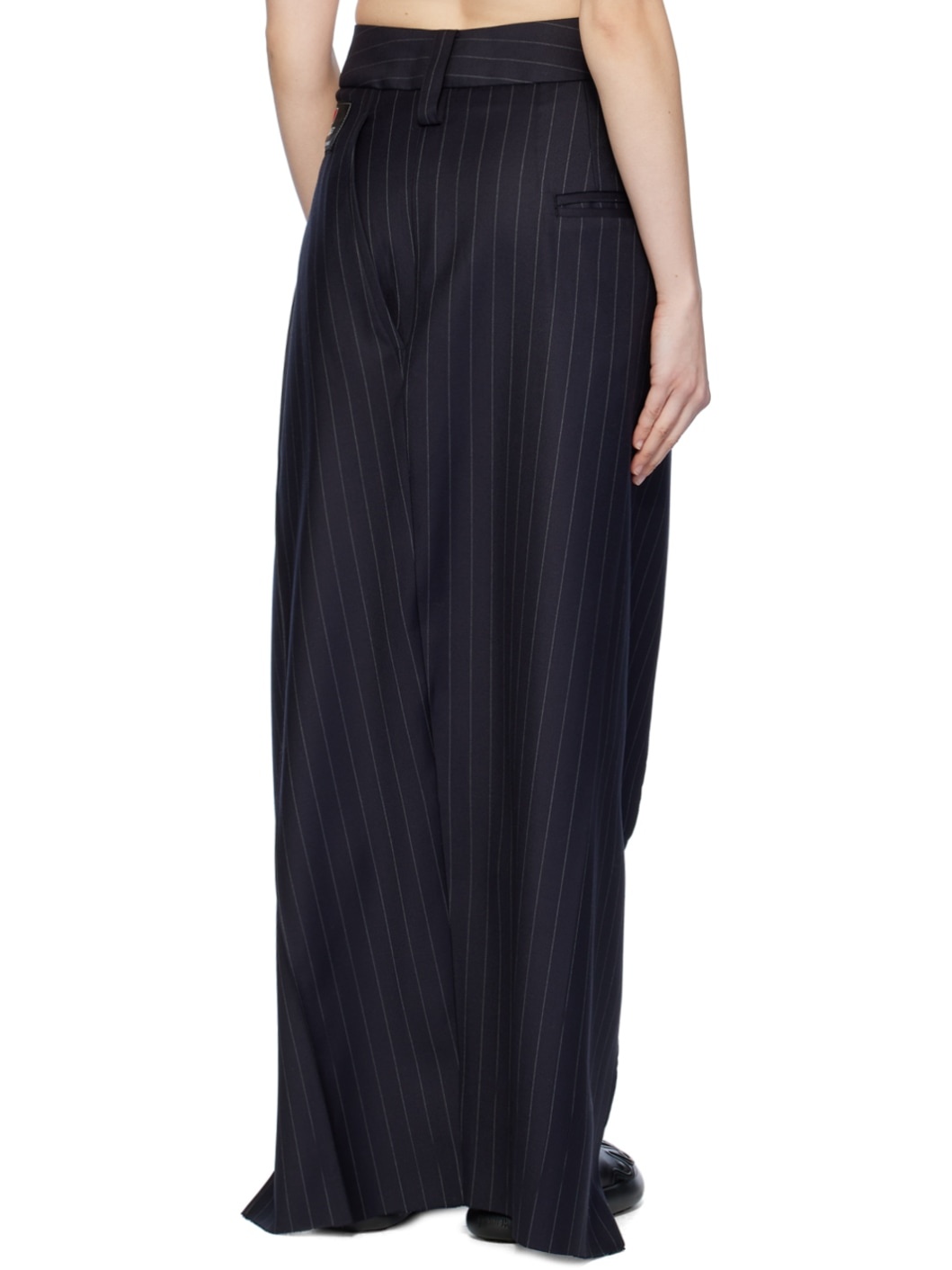 Black One Leg Maxi Skirt - 3