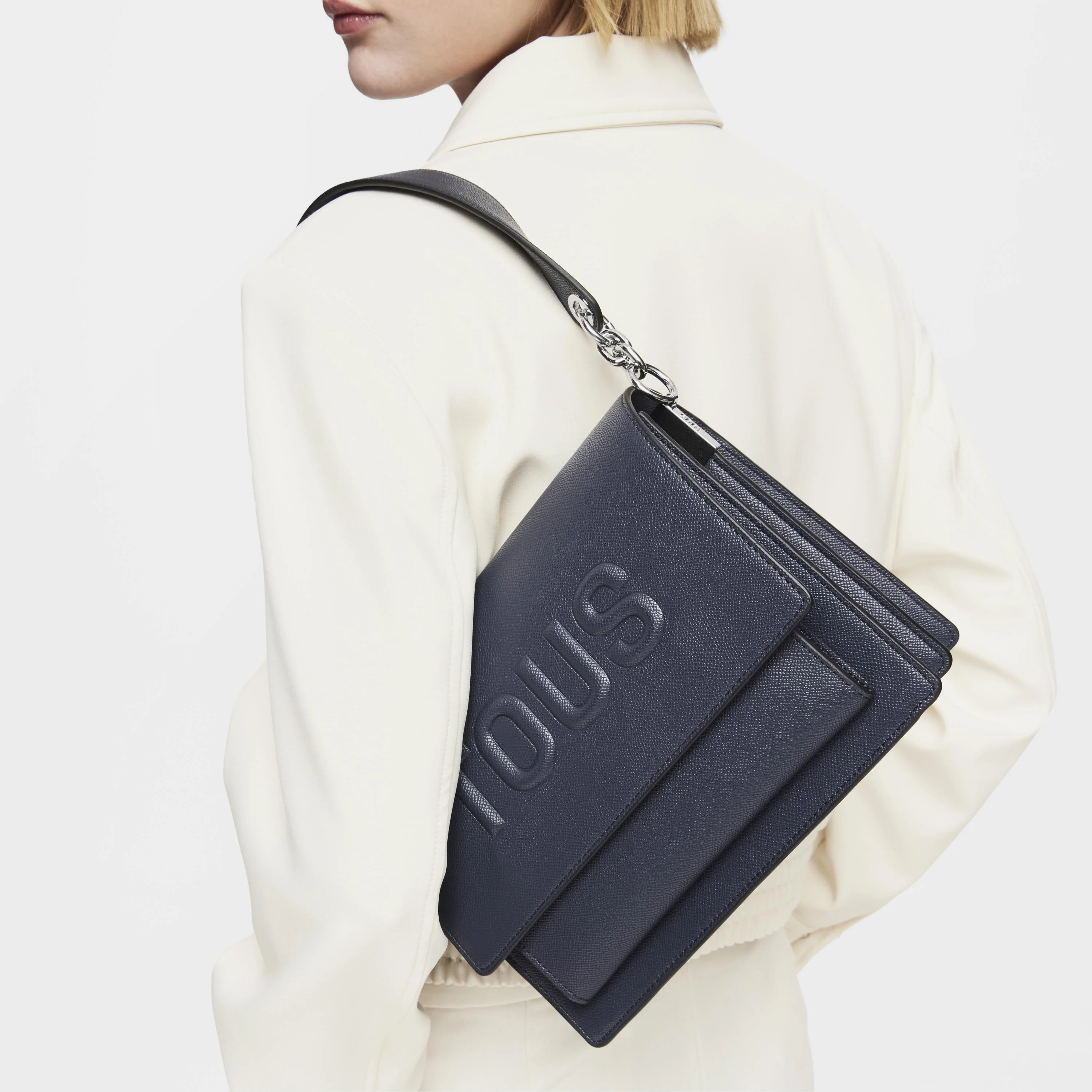 Medium navy blue Audree Crossbody bag TOUS Brenda - 1
