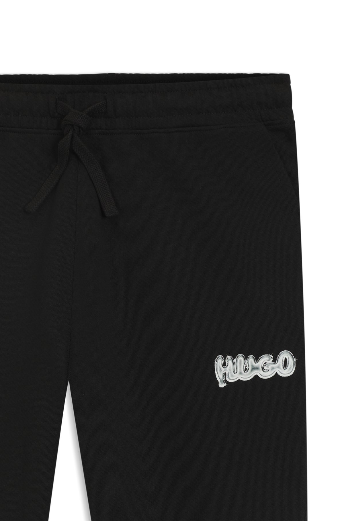 COTTON-TERRY TRACKSUIT BOTTOMS WITH LOGO PRINT - 6