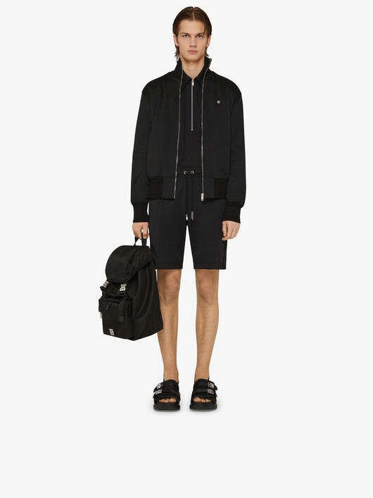 GIVENCHY WEBBING JOGGER SHORTS - 1