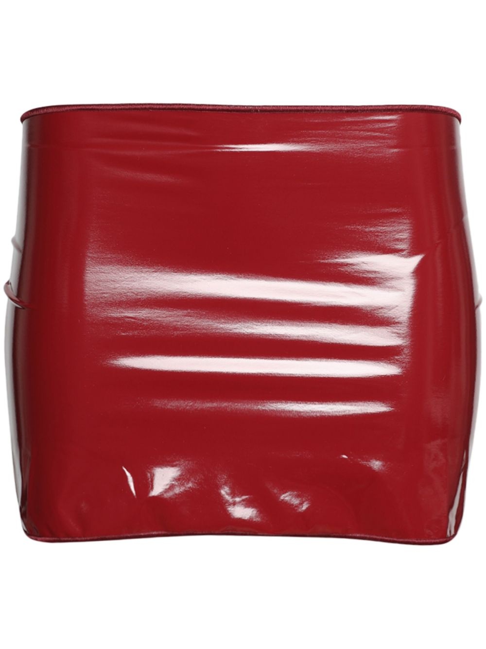 faux-leather mini skirt - 1