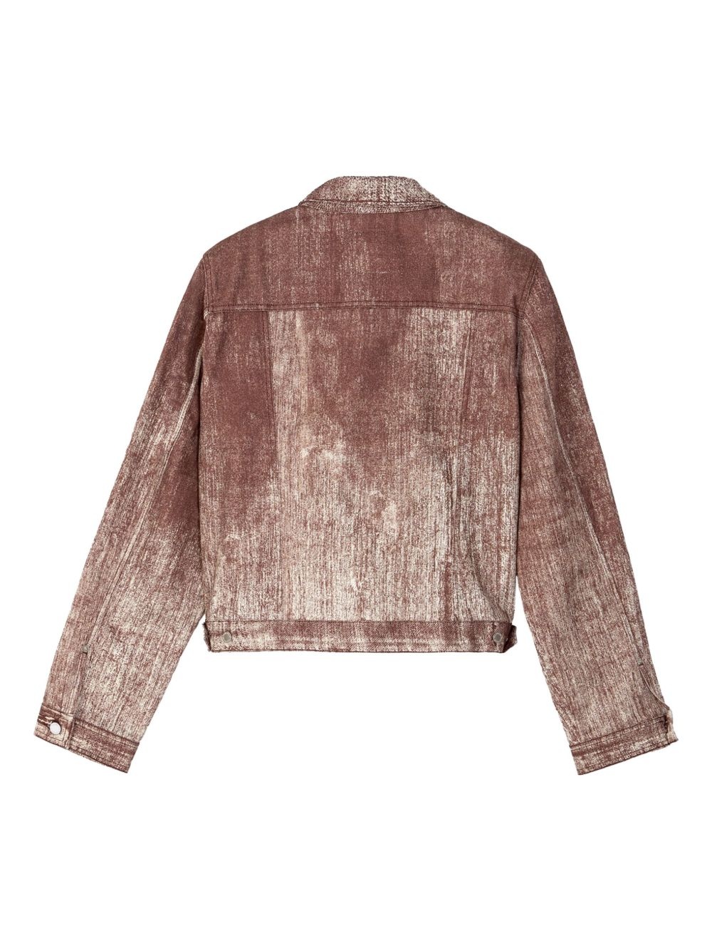 distressed denim jacket - 2