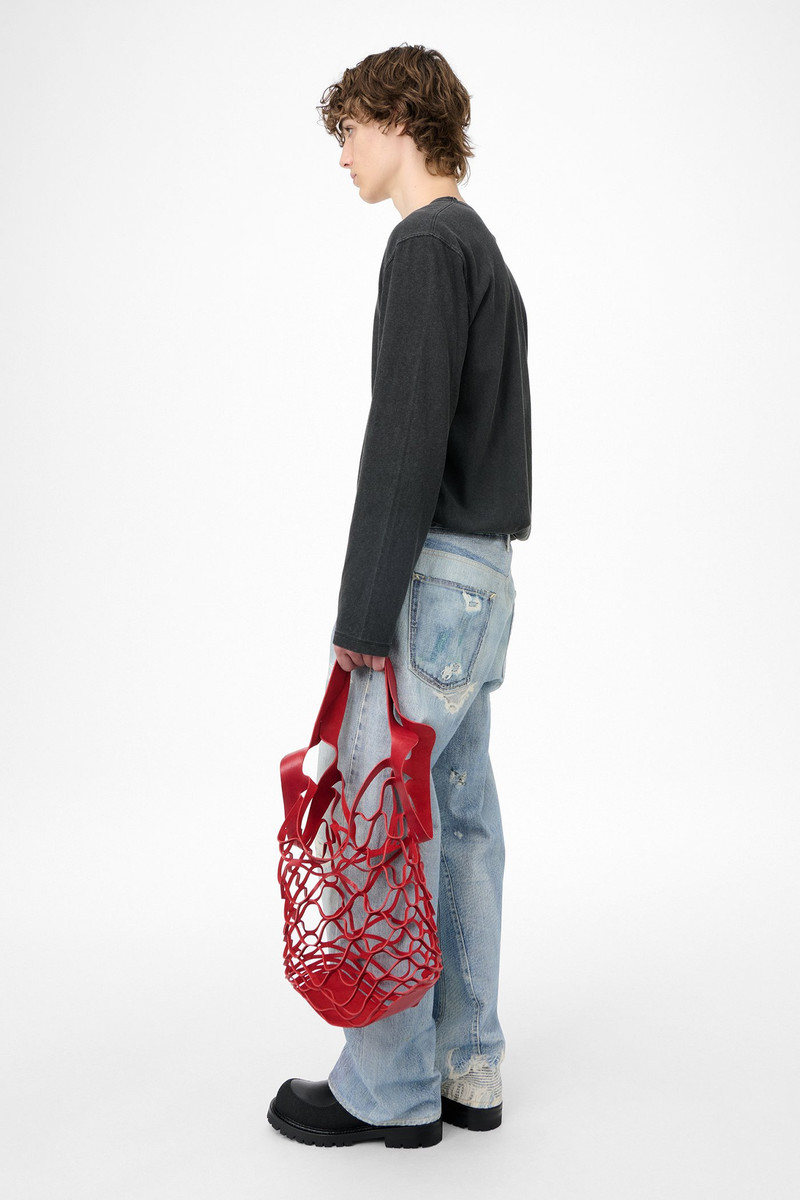 Media Cut Bag Shifting Red Gritty Bull Hide 5