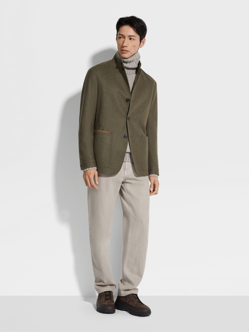 ZEGNA OASI CASHMERE IL CONTE CHORE JACKET outlook