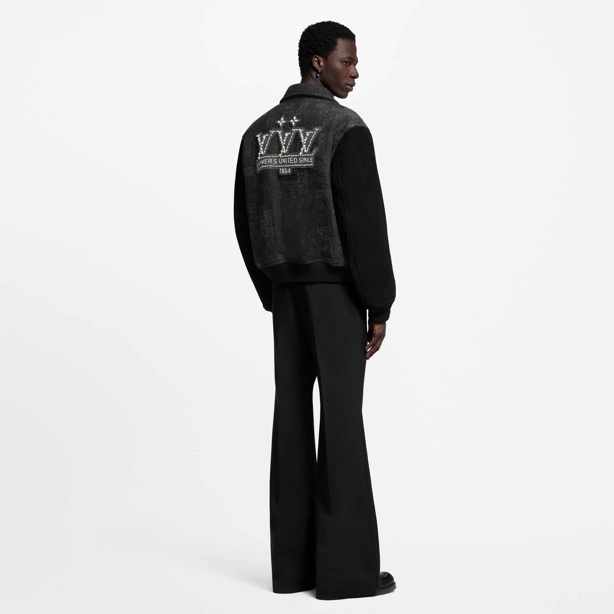 Mix Leather Varsity Blouson - 3