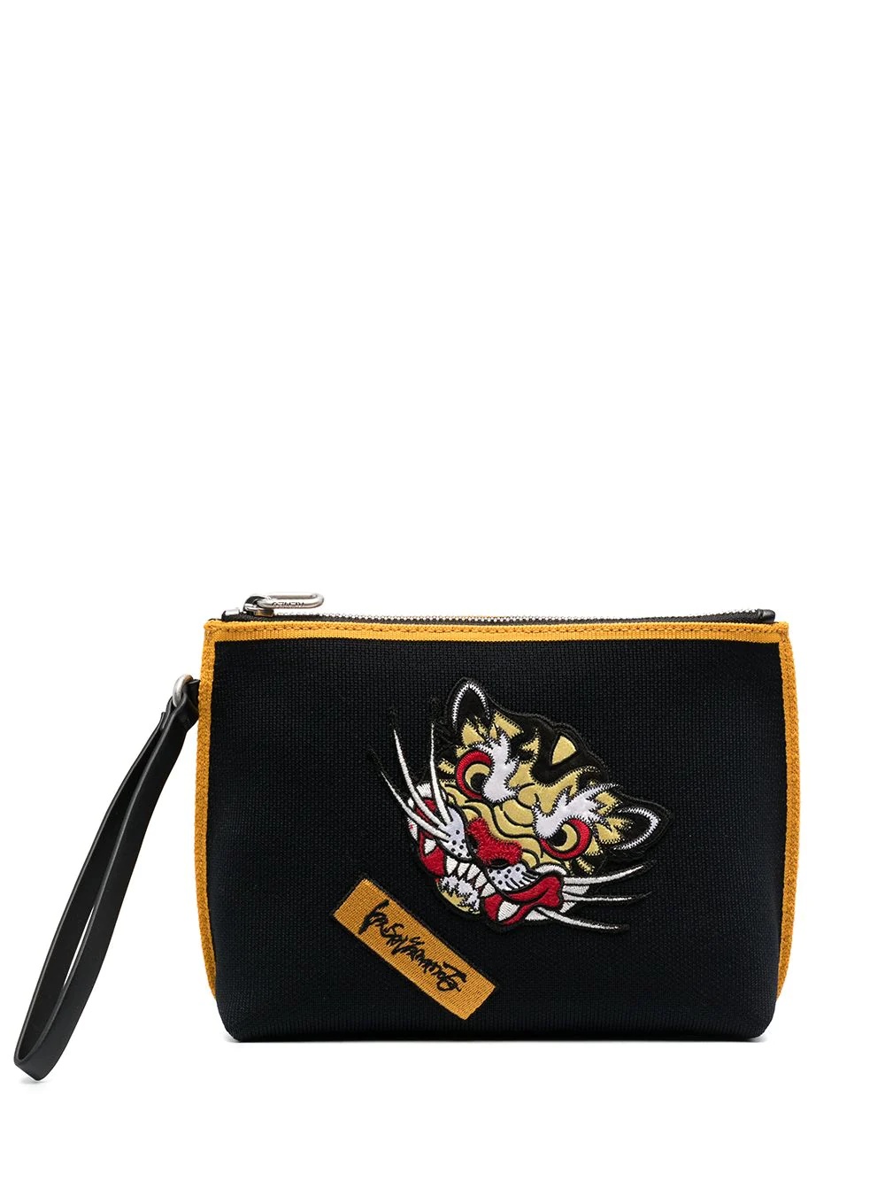 Tiger patch make-up bag - 1