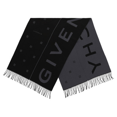 Givenchy Givenchy Split 4G Scarf 'Black/Grey' outlook
