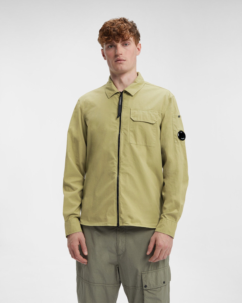 C.P. Company Gabardine Zipped Shirt outlook