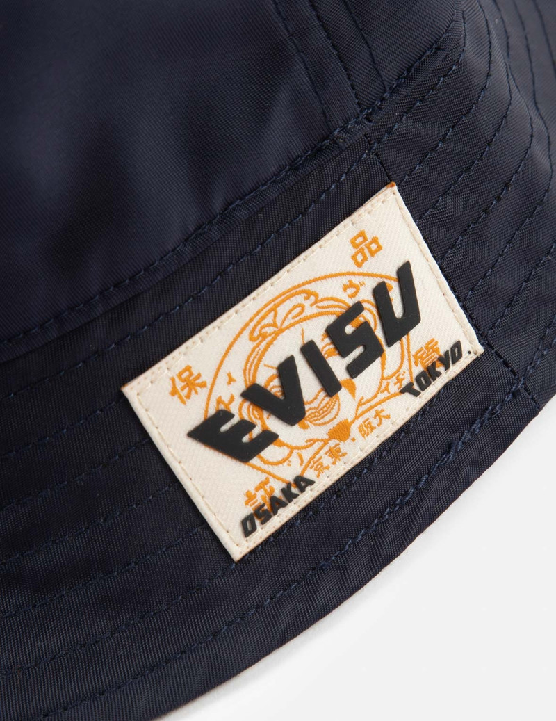 SEAGULL AND KAMON JACQUARD REVERSIBLE BUCKET HAT 12