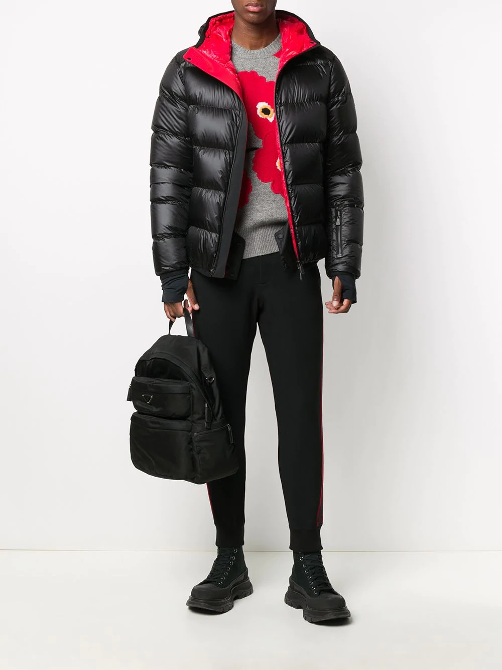 quilted down jacket - 2